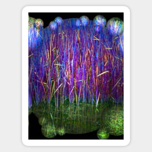 Many Coloured Reeds 2-Available As Art Prints-Mugs,Cases,Duvets,T Shirts,Stickers,etc Sticker